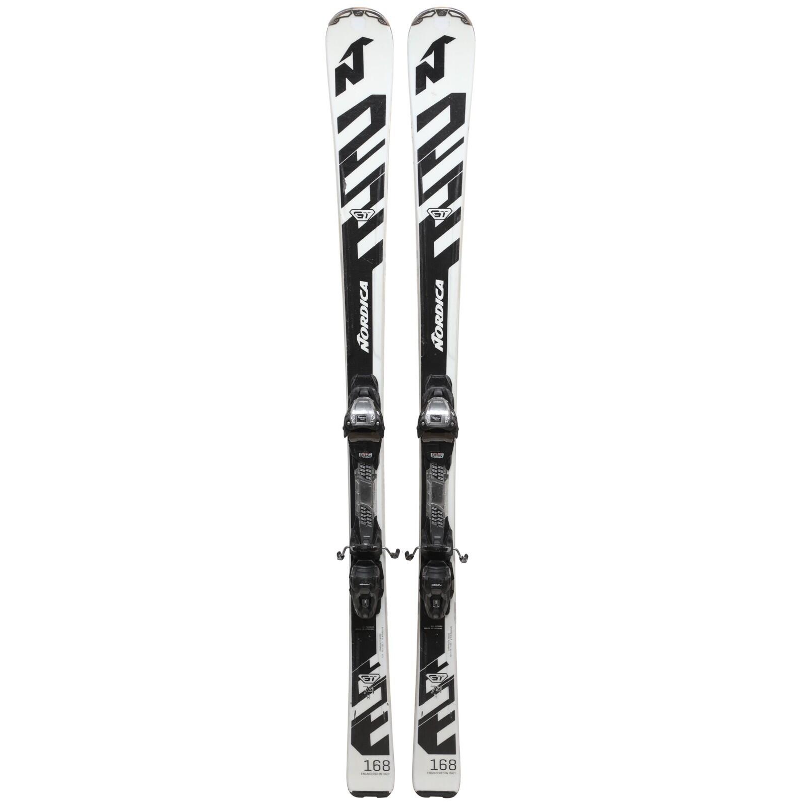RECONDITIONNE - Ski Nordica Gt 74 R + Fixations 2/4