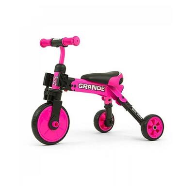 Ride on - 2in1 fiets groot roze