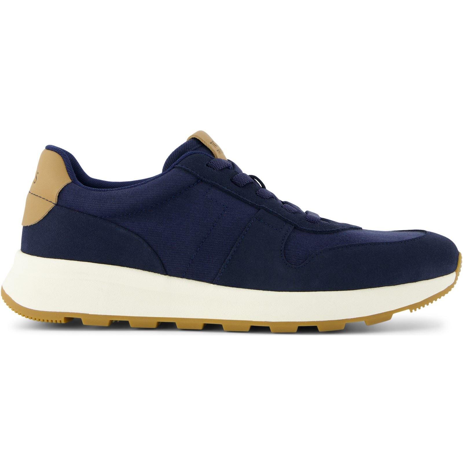 Sneakers Retro Uomo TOMS TRVL LITE in Pelle Blu 5/5