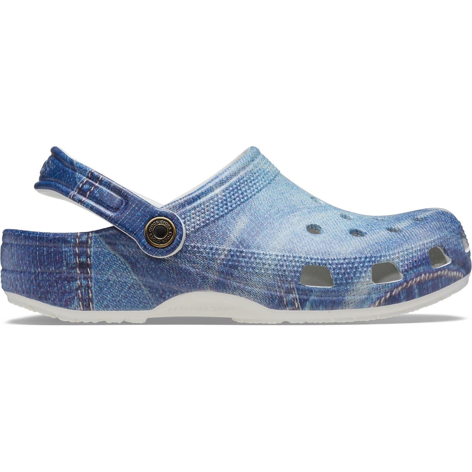 Crocs Classic Denim Thermoplastic Moonlight Clogs | Decathlon