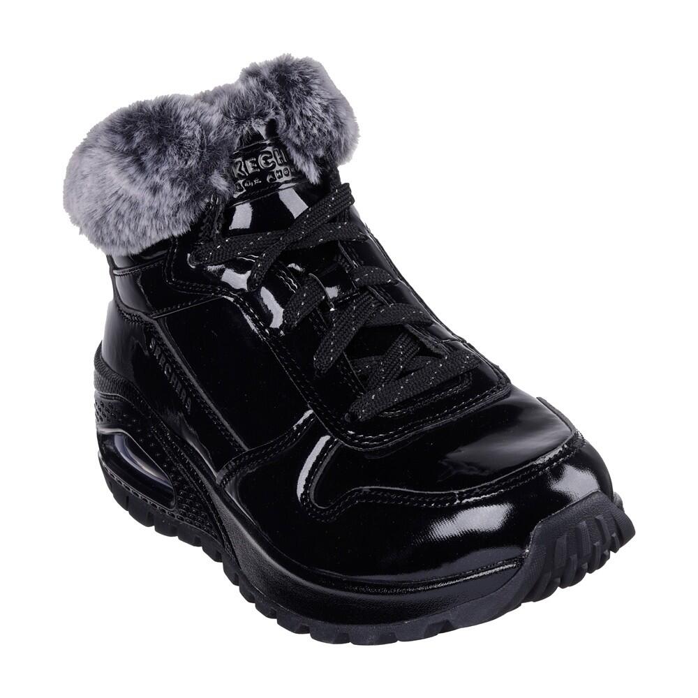 Baskets ABUTINada FEMME FEMME Skechers Uno Fiesty Winter Charol NOIR 2/5