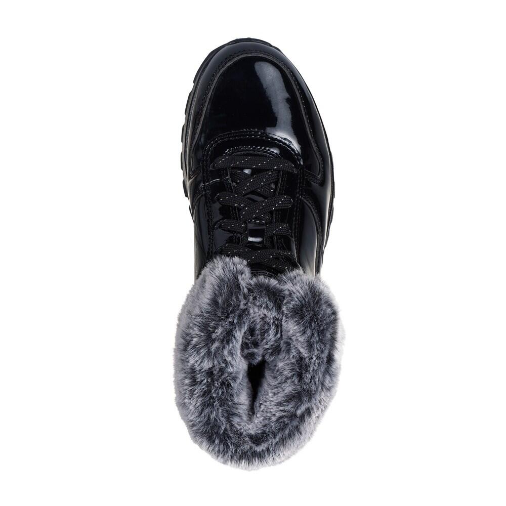 Baskets ABUTINada FEMME FEMME Skechers Uno Fiesty Winter Charol NOIR 5/5