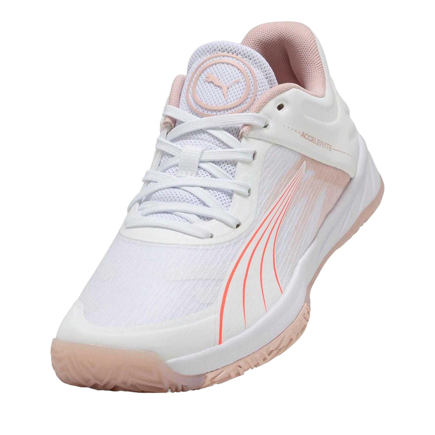 PUMA Unisex Adult Accelerate Turbo Trainers (White/Yellow)