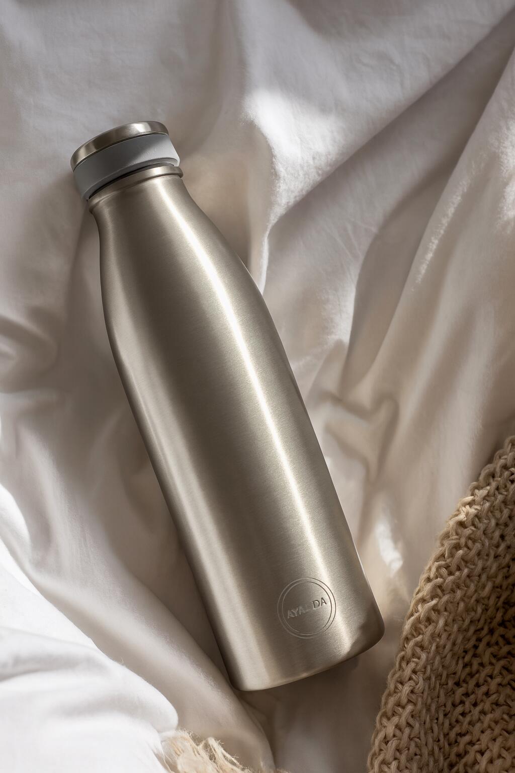 BOTTIGLIA IN VETRO 'DECORATA' 1000 ml