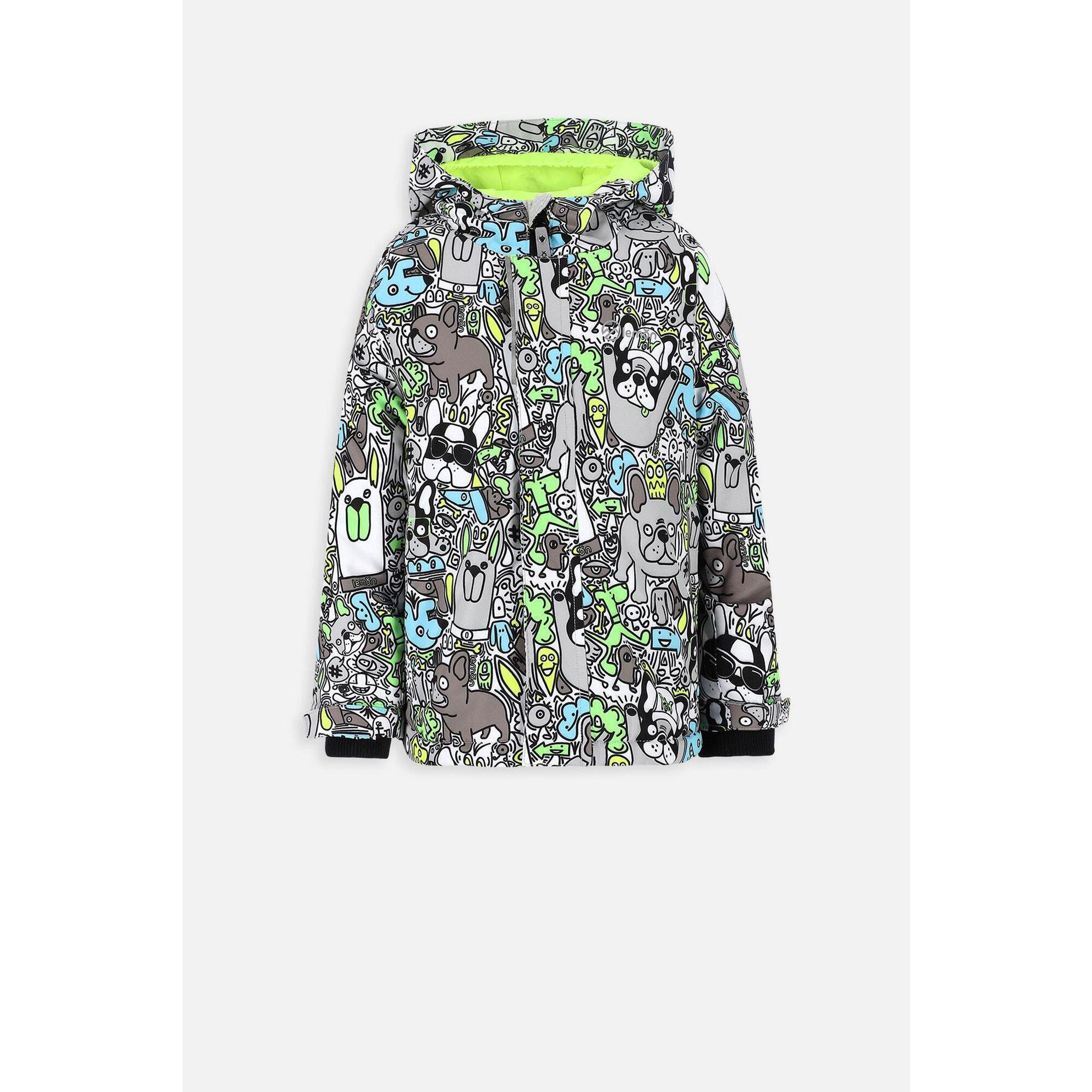 LEMON EXPLORE Dětská lyžařská bunda s kapucí ZL3