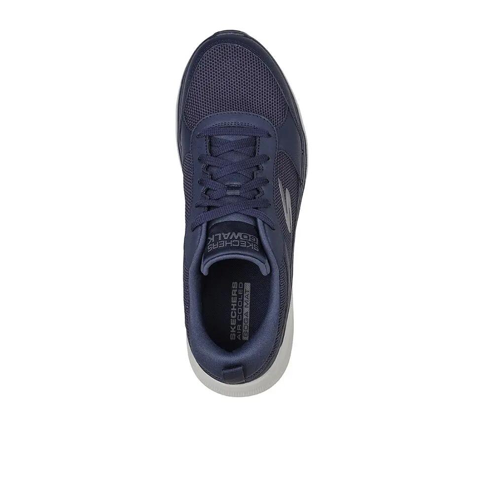 Tênis Masculinos Skechers Go Walk 6 Azuis 3/5