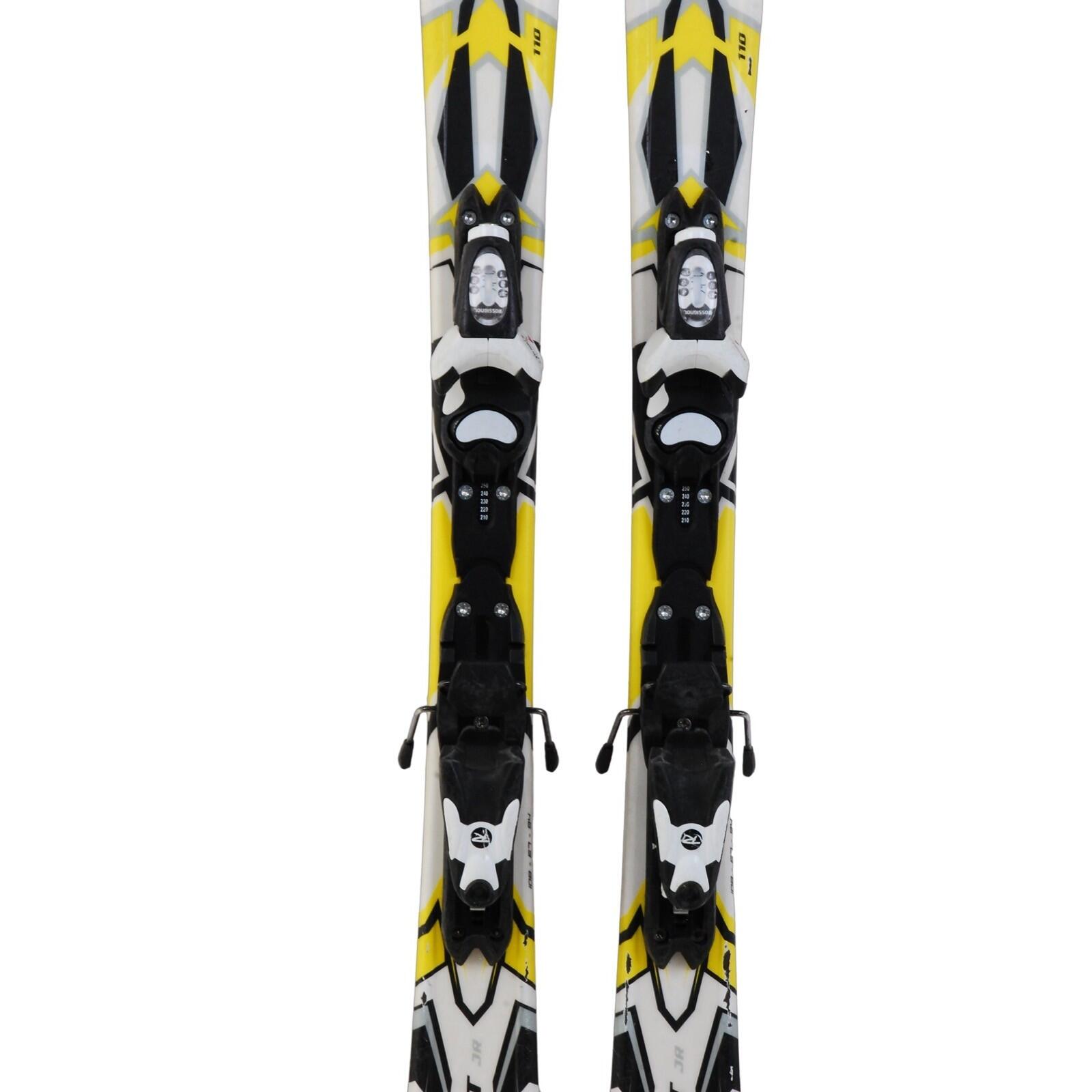 TWEEDEHANDS - Rossignol Pursuit Jr Junior Gebruikte Ski + Bindingen - JUIST 3/5