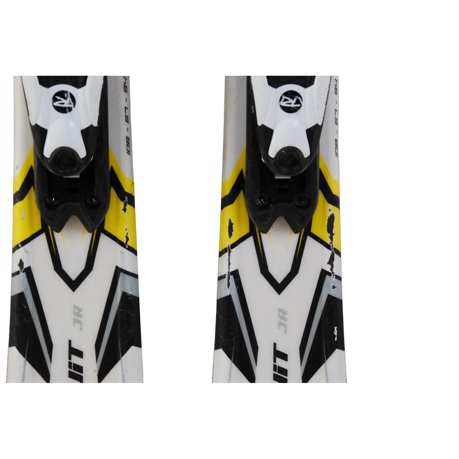 TWEEDEHANDS - Rossignol Pursuit Jr Junior Gebruikte Ski + Bindingen - JUIST 5/5