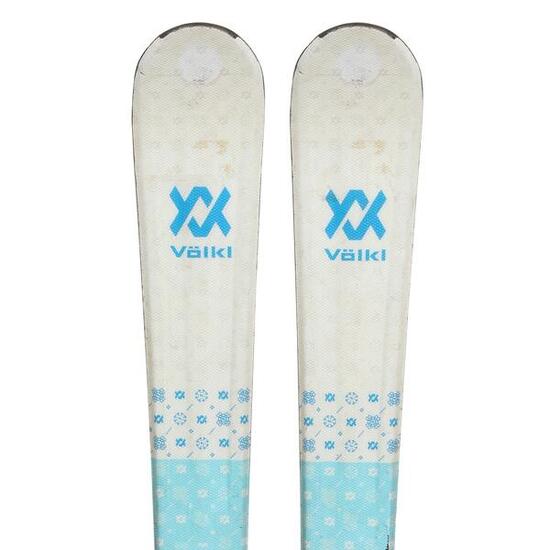 TWEEDEHANDS - Völkl, Racetiger Junior Ski + Bindingen - GOEDE
