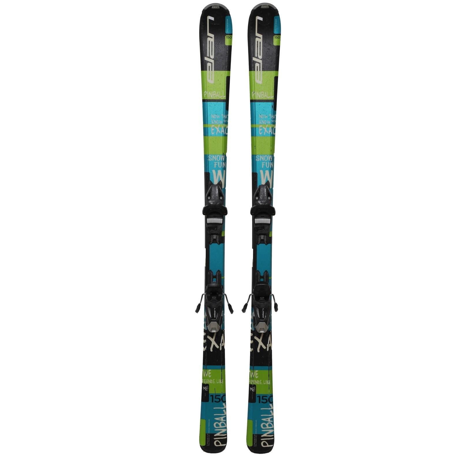RECONDITIONNE - Ski Junior Elan Pinball + Fixations 2/4