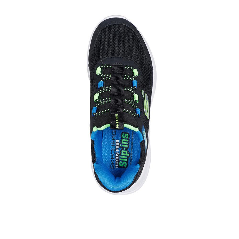 Zapatillas Skechers Niño Bounder - Brisk-Burst Negras 3/5