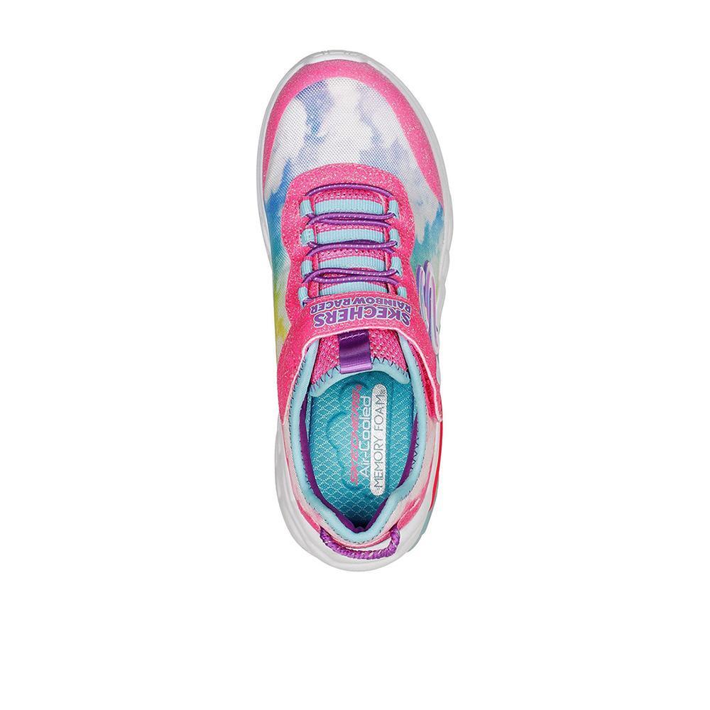 Tênis Skechers Kids Rainbow Racer Lights Multicoloridos 3/5