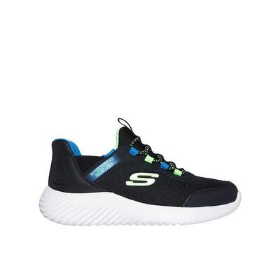 Zapatillas Skechers Niño Bounder - Brisk-Burst Negras