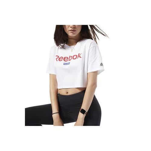 Koszulka sportowa damska Reebok Linear Logo Crop Tee