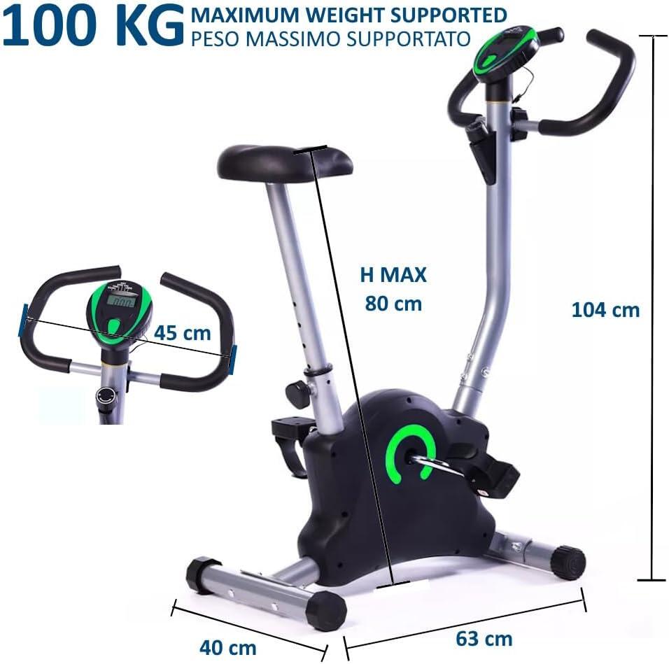 Heimtrainer für Zuhause - Kompaktes Fitnessfahrrad FF 5/5