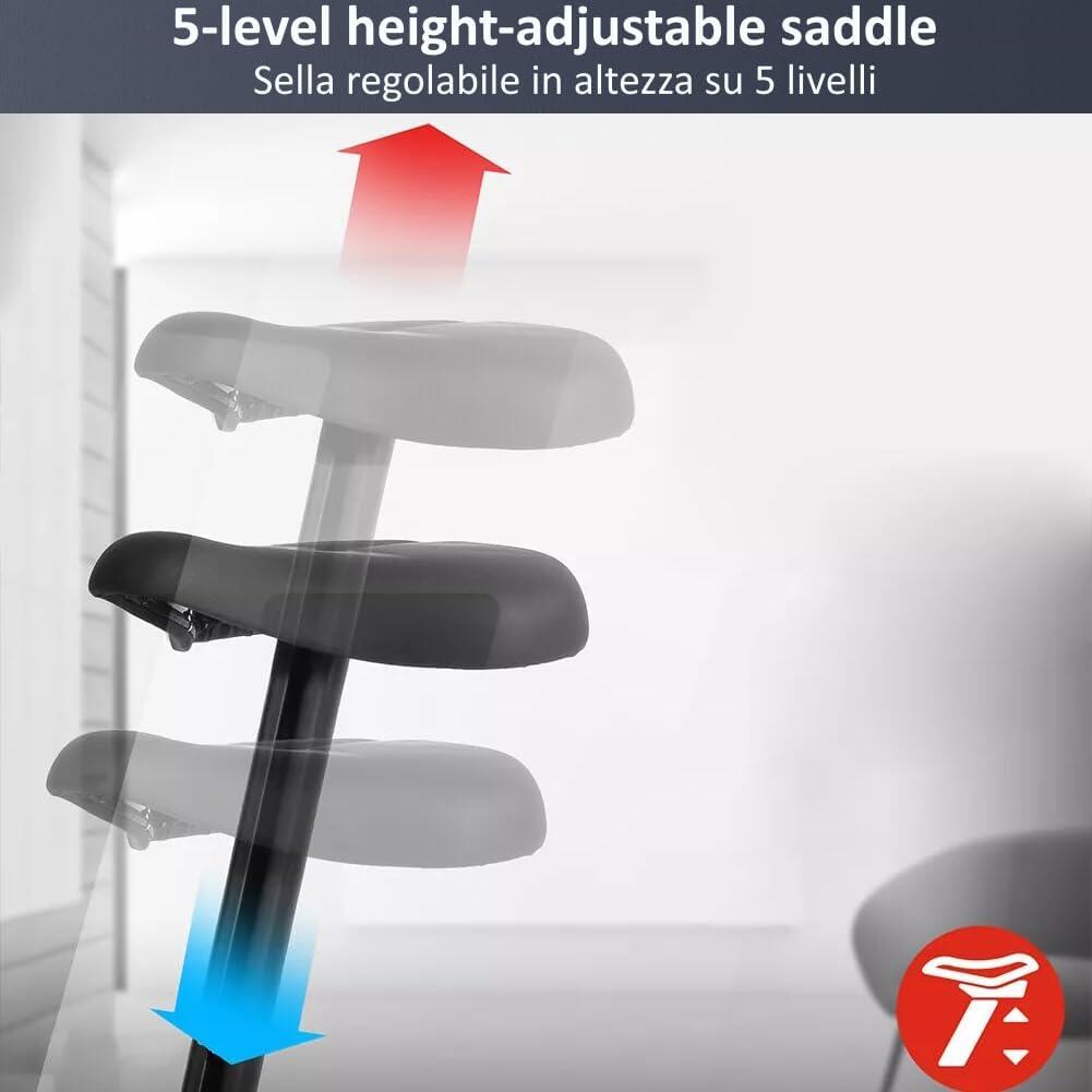 Heimtrainer für Zuhause - Kompaktes Fitnessfahrrad FF 4/5