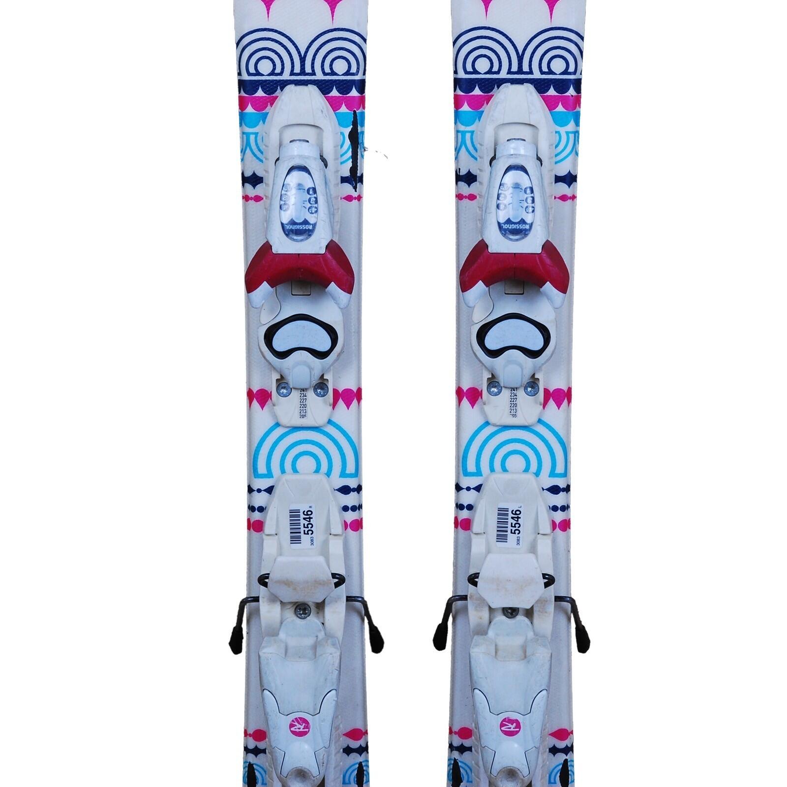 RECONDITIONNE - Ski Junior Rossignol Terrain Girl + Fixations 3/4