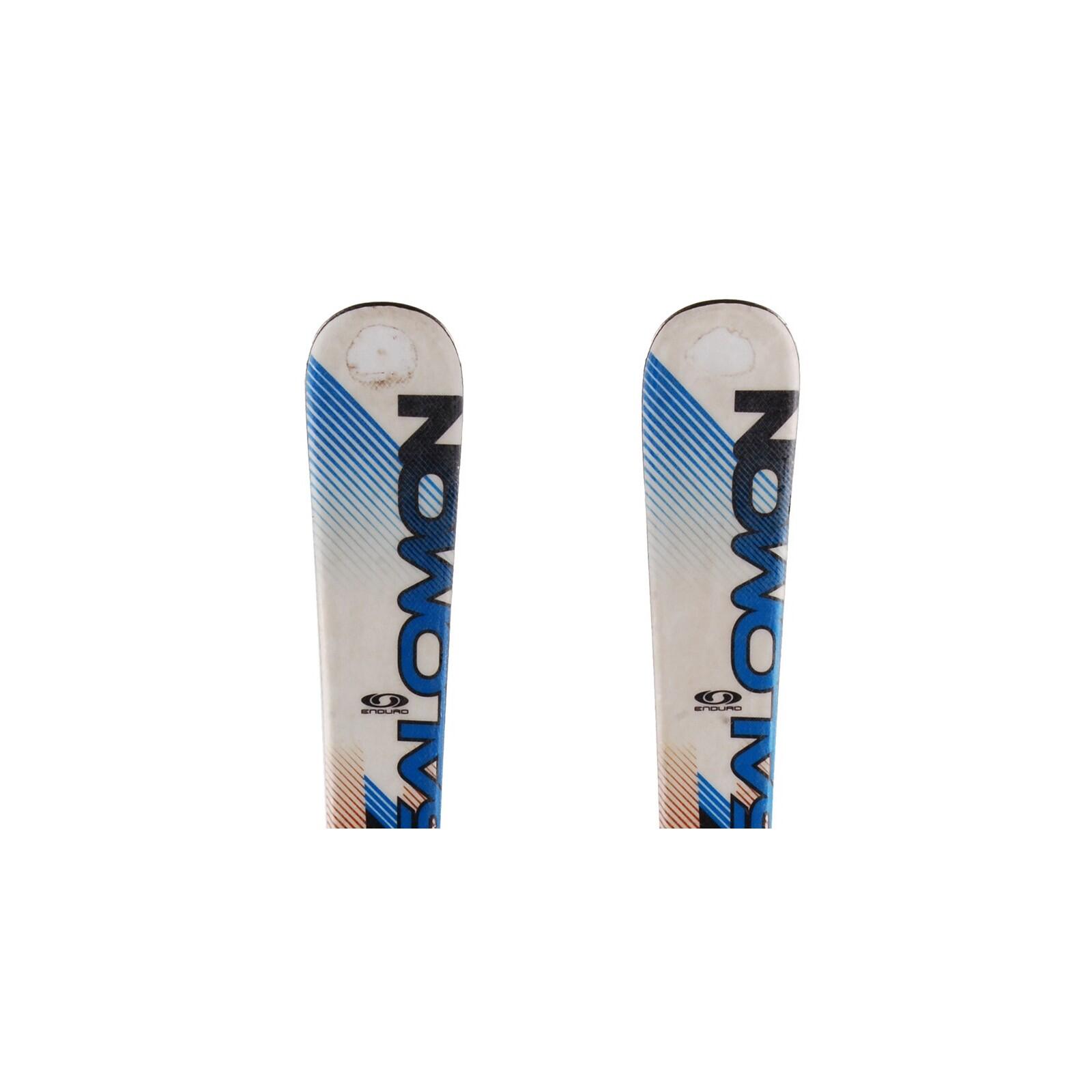 RECONDITIONNE - Ski Junior Salomon Enduro Jr 800 + Fixations 2/4