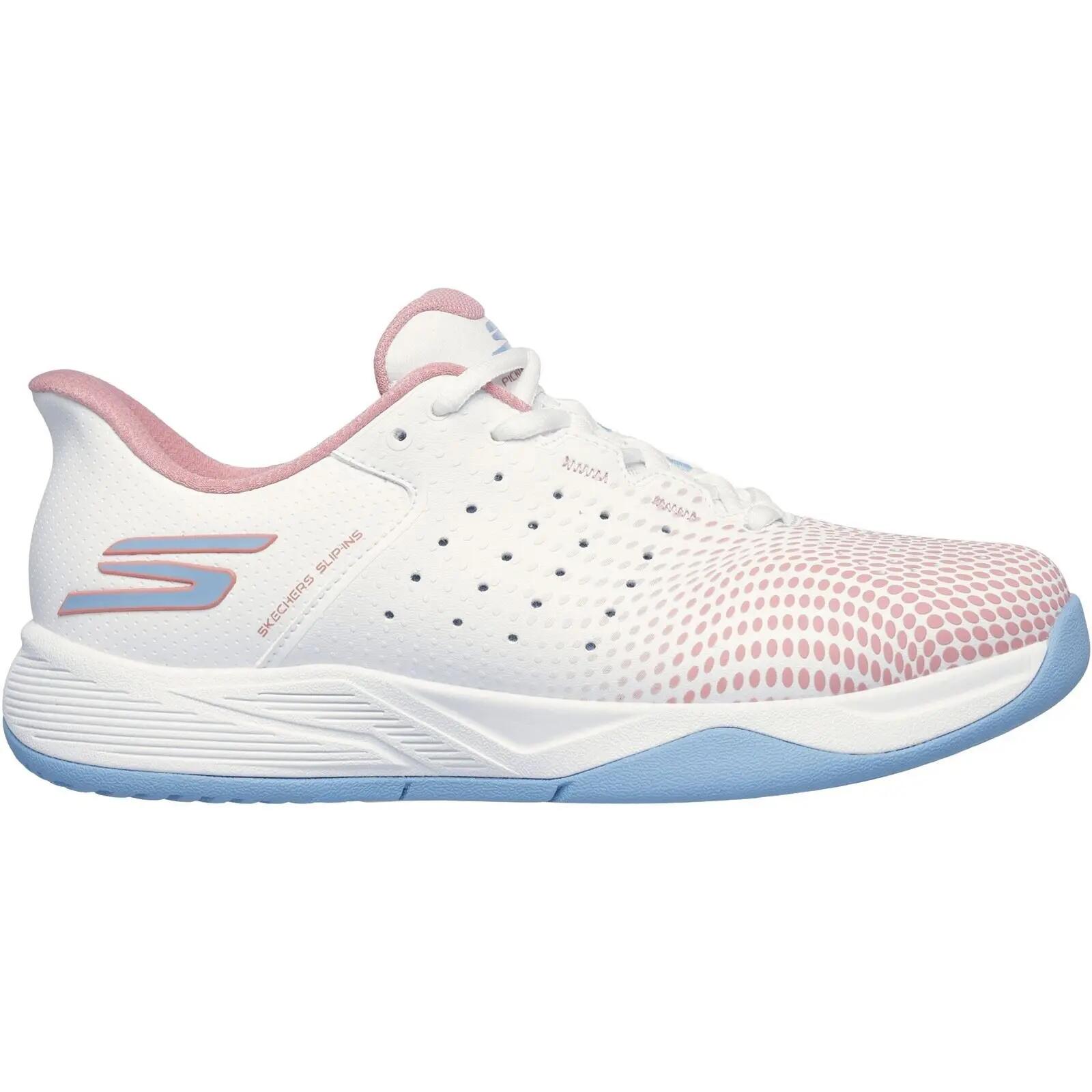 Skechers Slip-ins Relaxed Viper Court Reload Women's White/Blue/Pink Trainers 1/1