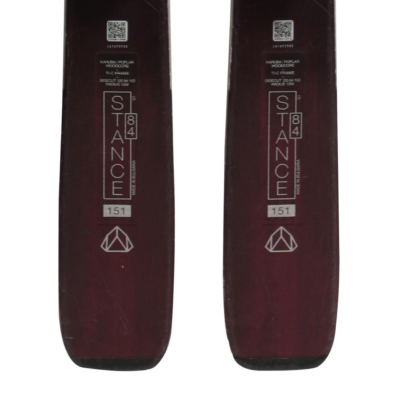 RECONDITIONNE - Ski Salomon Stance 84 W + Fixations 4/4