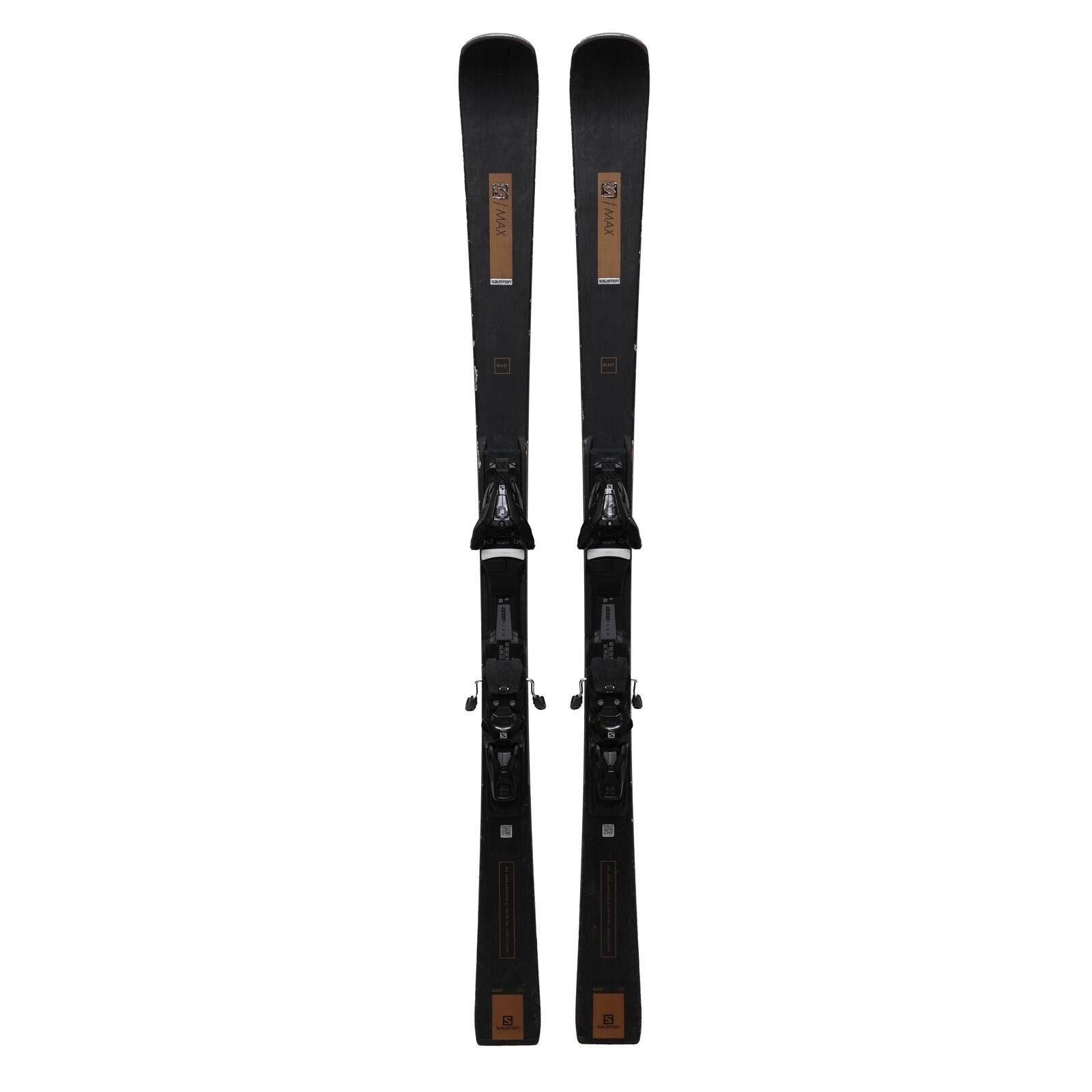 RECONDITIONNE - Ski Salomon S Max Blast W + Fixations 2/4