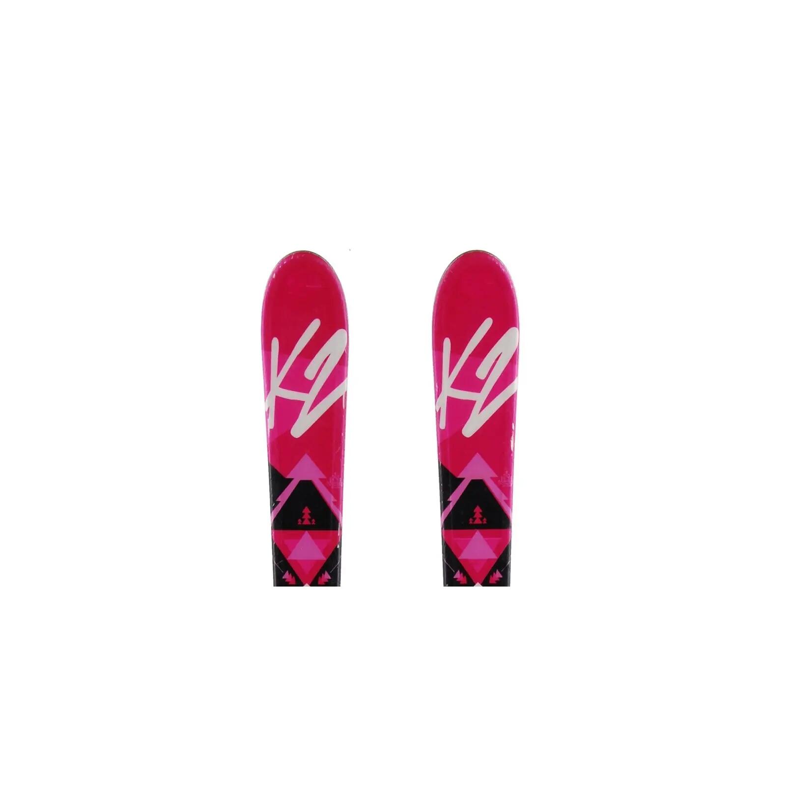RECONDITIONNE - Ski Junior K2 Luv Bug + Fixations 2/5
