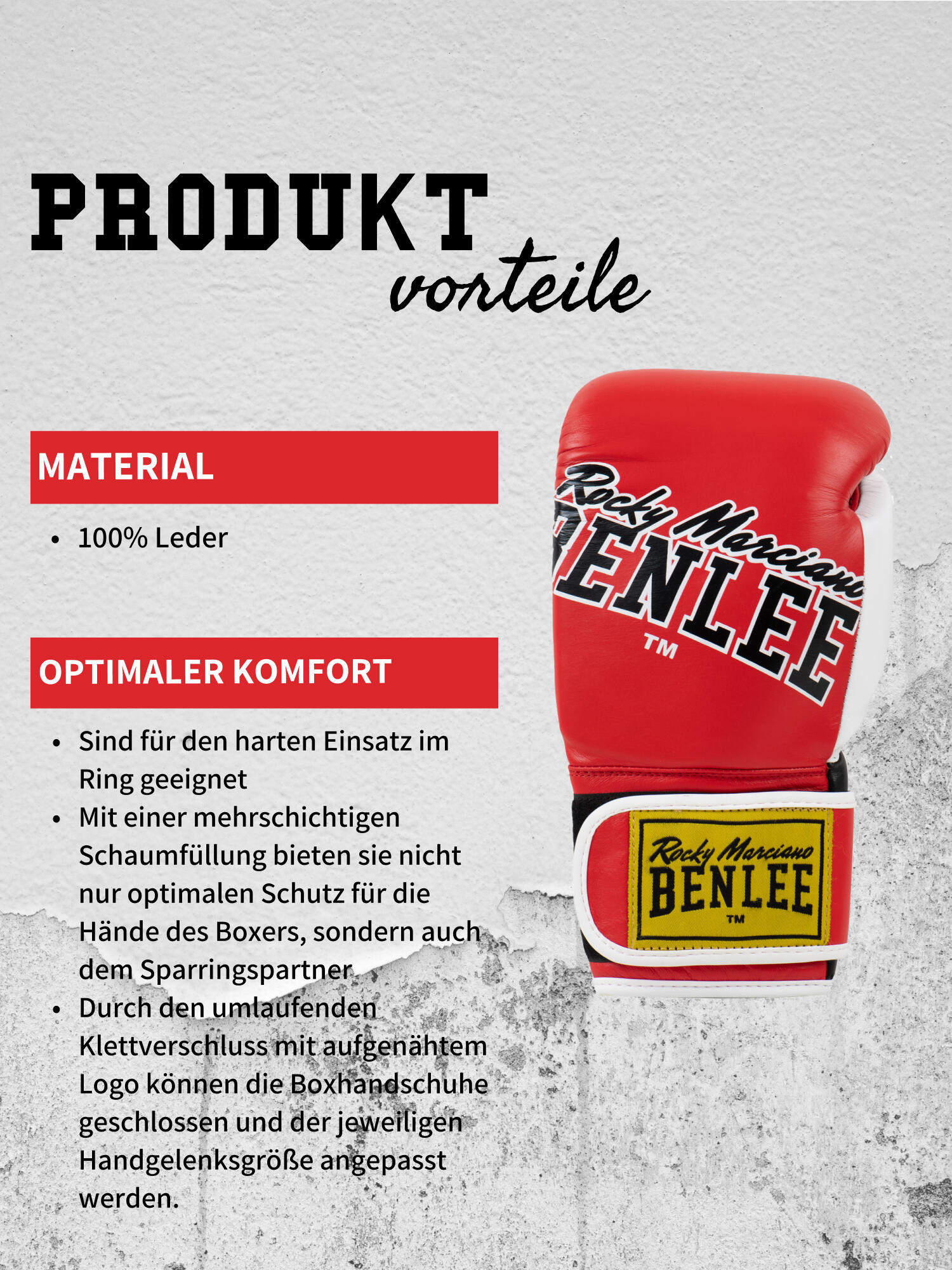 Gants de boxe Benlee Bang Loop 7/7