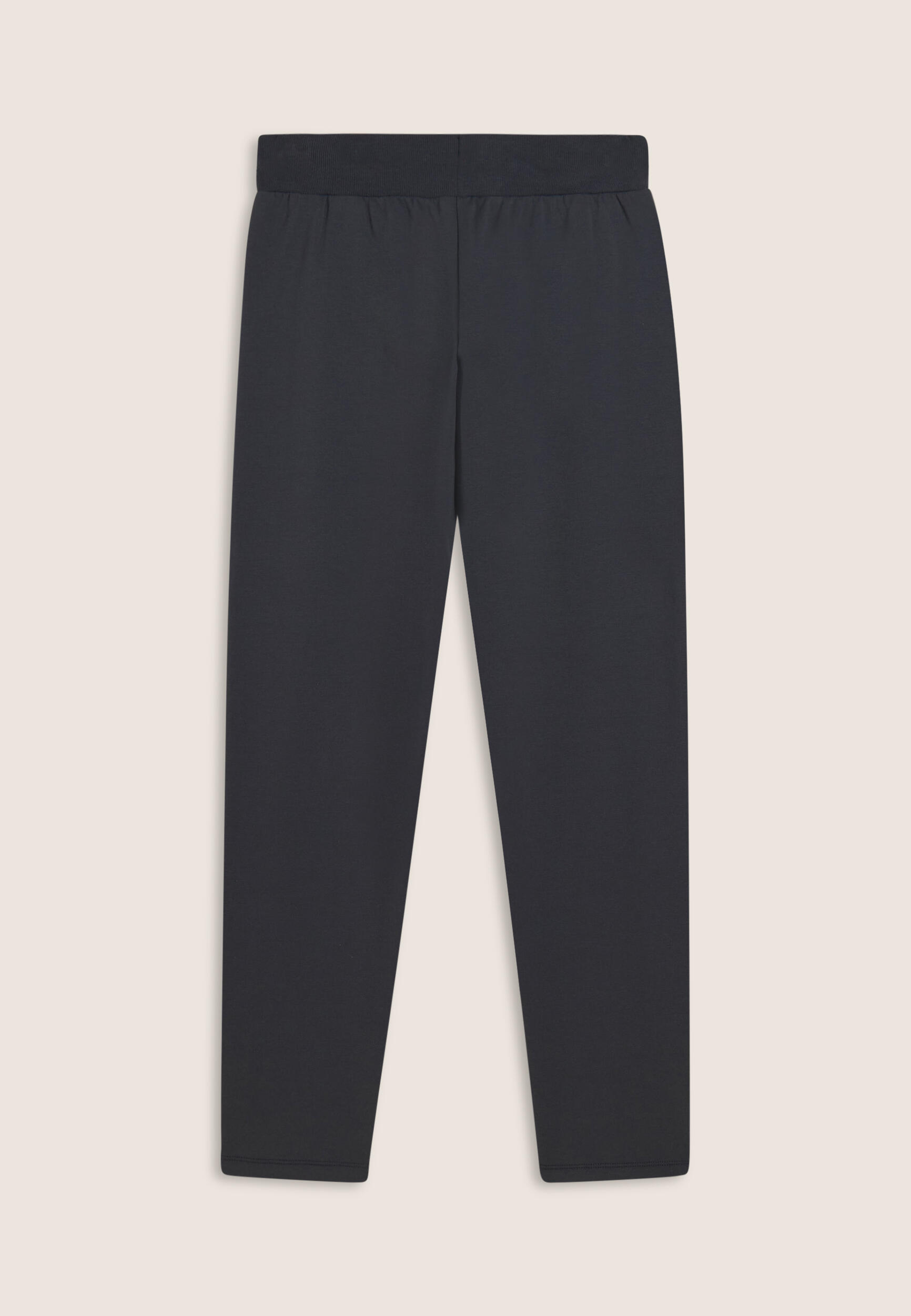 Pantaloni regular fit con gamba dritta e coulisse 4/5