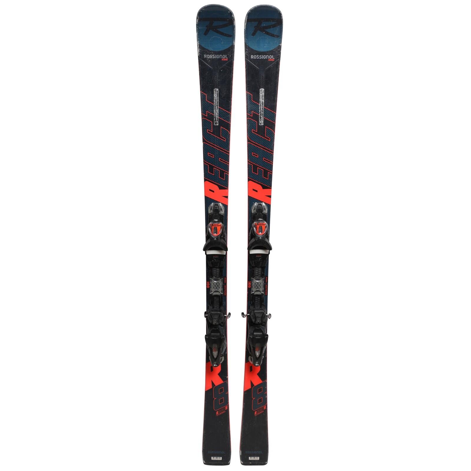 RECONDITIONNE - Ski Rossignol React 8 Ti + Fixations 2/4