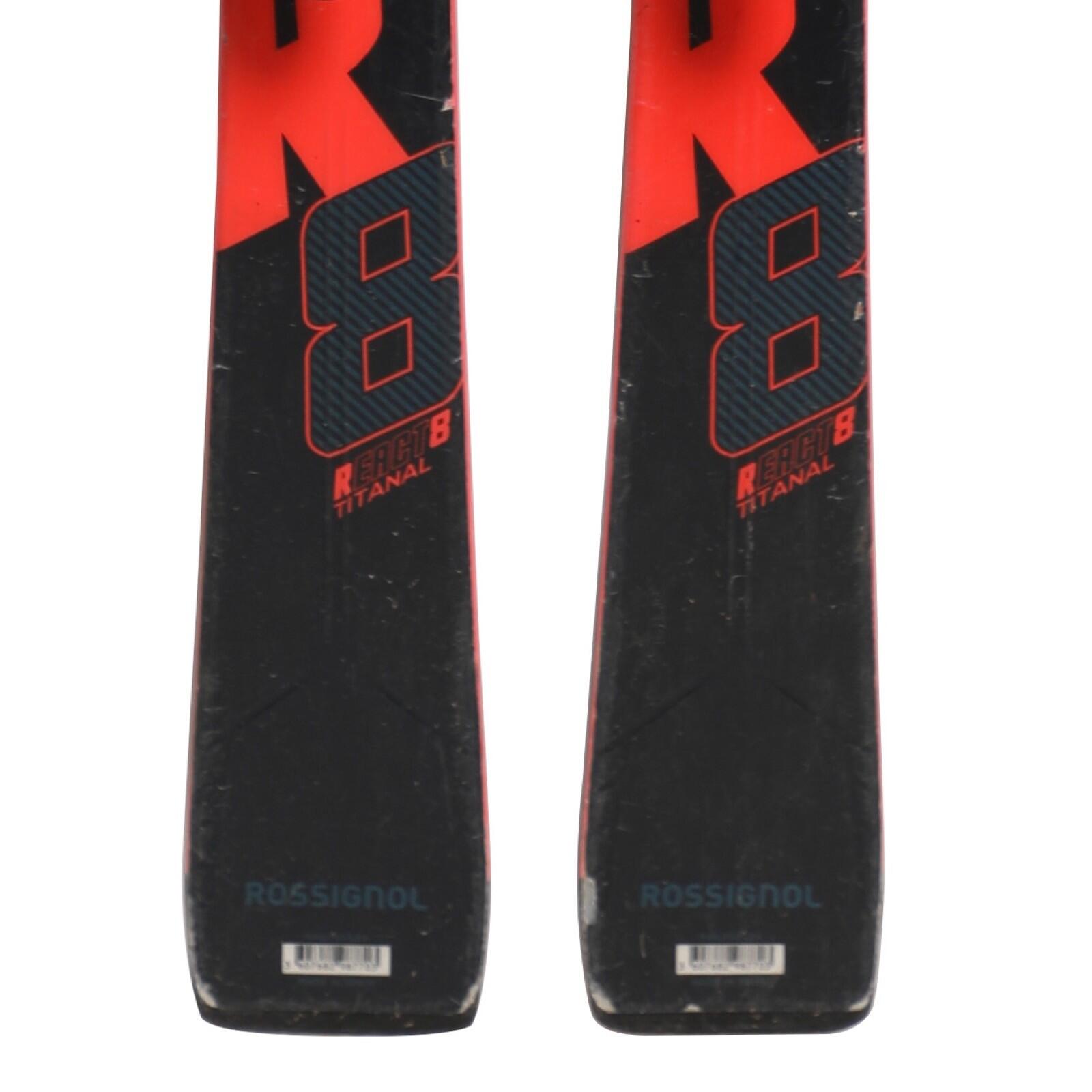 RECONDITIONNE - Ski Rossignol React 8 Ti + Fixations 4/4