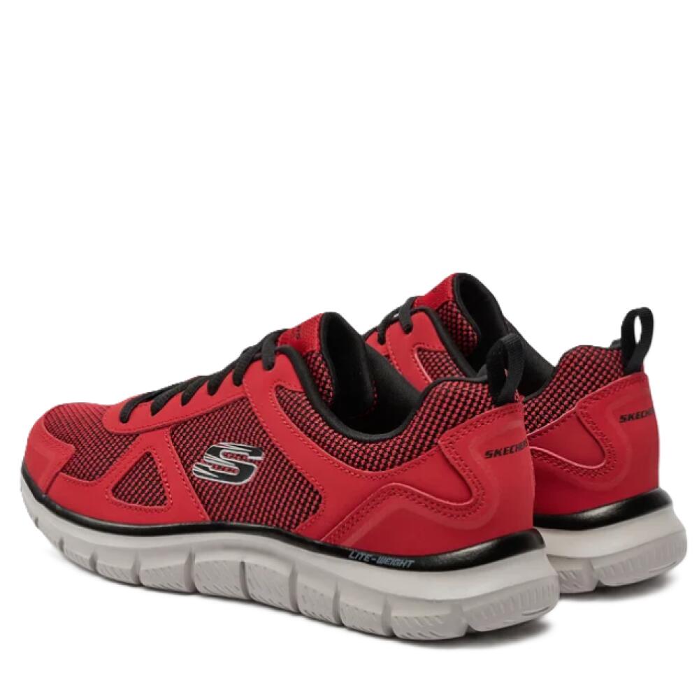 Y Ligera Zapatilla Hombre Skechers Track-bucolo Roja 3/7