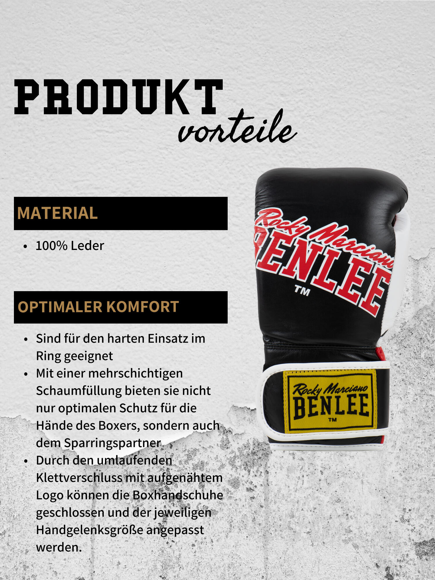 Guantes de boxeo Benlee Bang Loop 7/7