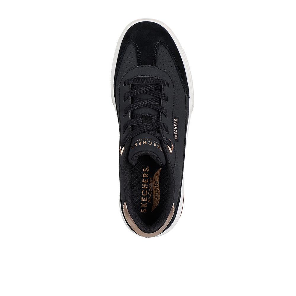 Sapatilhas Skechers Mulher Arch Fit Arcade - Diamond Daze Pretas 3/4