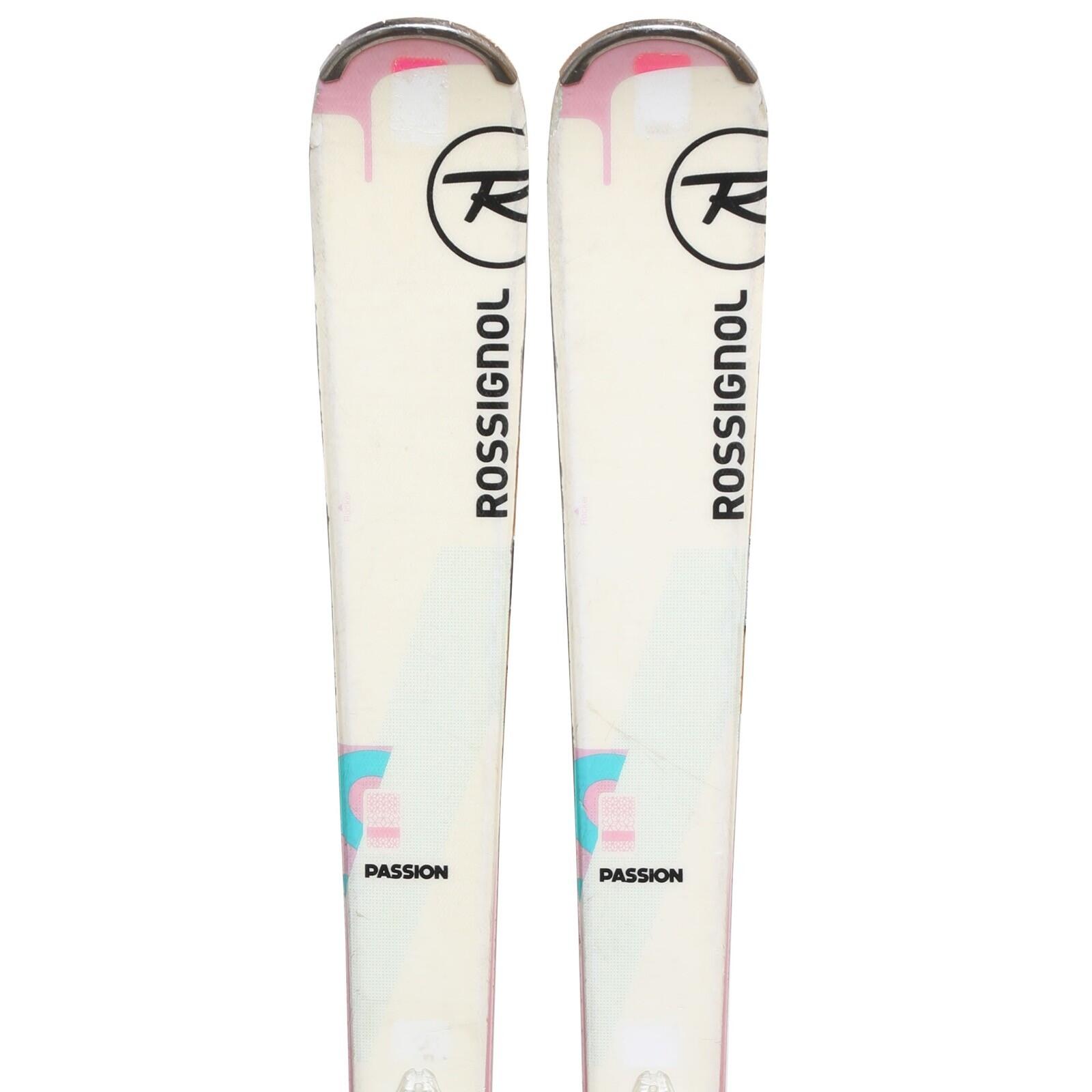 RECONDITIONNE - Ski Rossignol Passion + Fixations 1/4