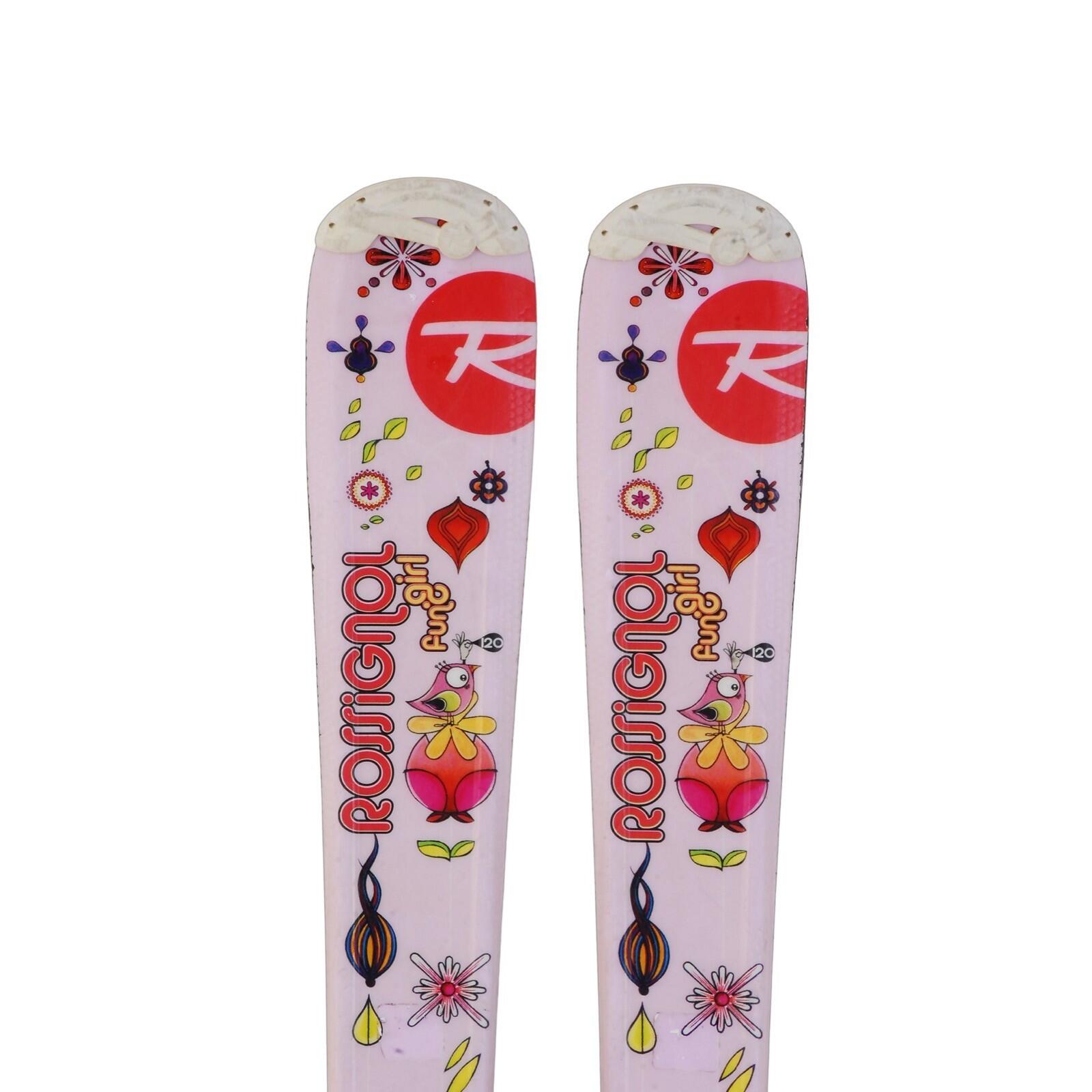RECONDITIONNE - Ski Rossignol Fun Girl Crazy + Fixations 2/5