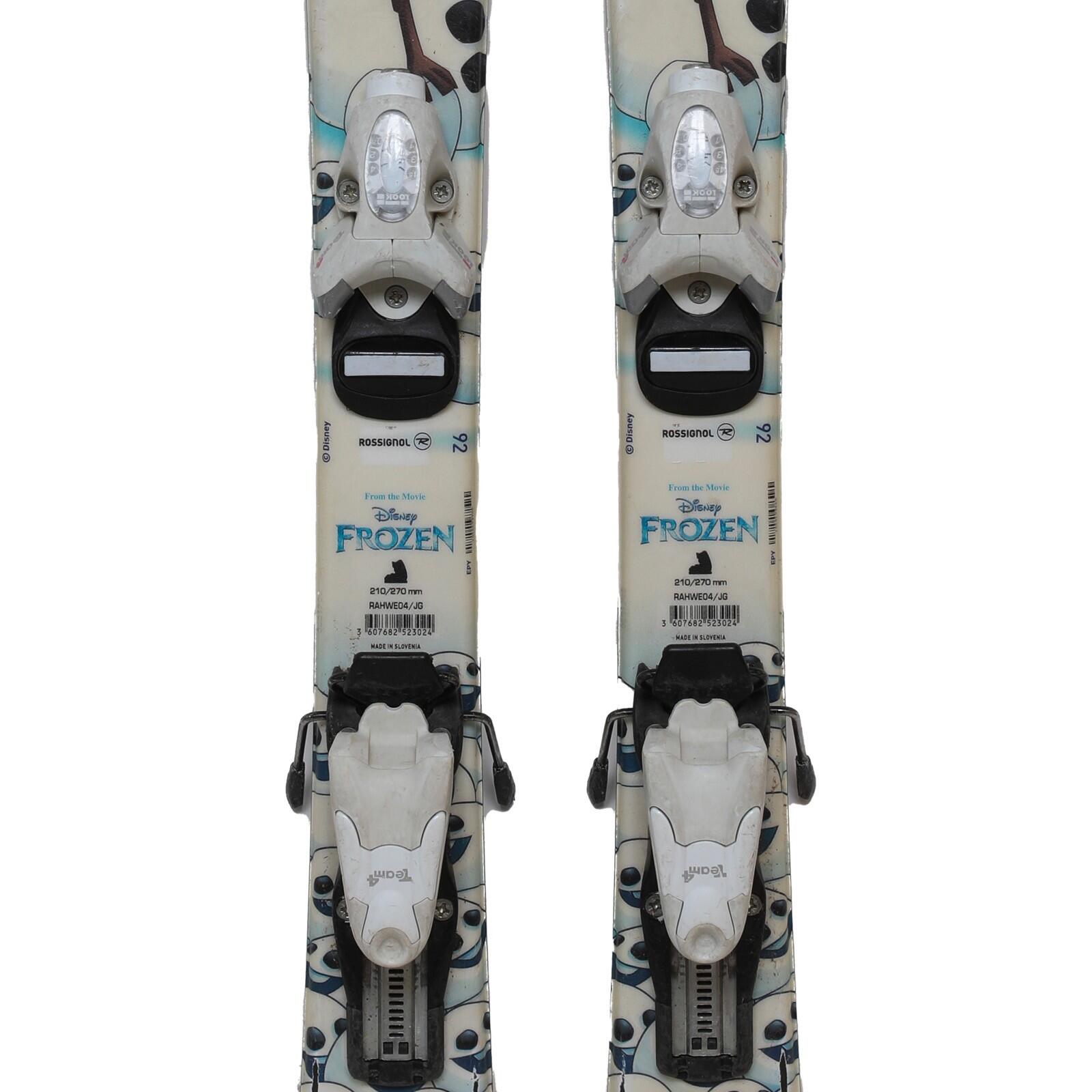 RECONDITIONNE - Ski Junior Rossignol Frozen + Fixations 3/4