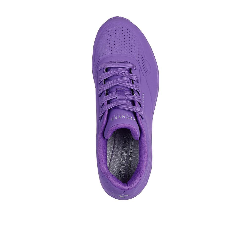 Sapatilhas Skechers Mulher Uno - Stand on air Roxo 3/4