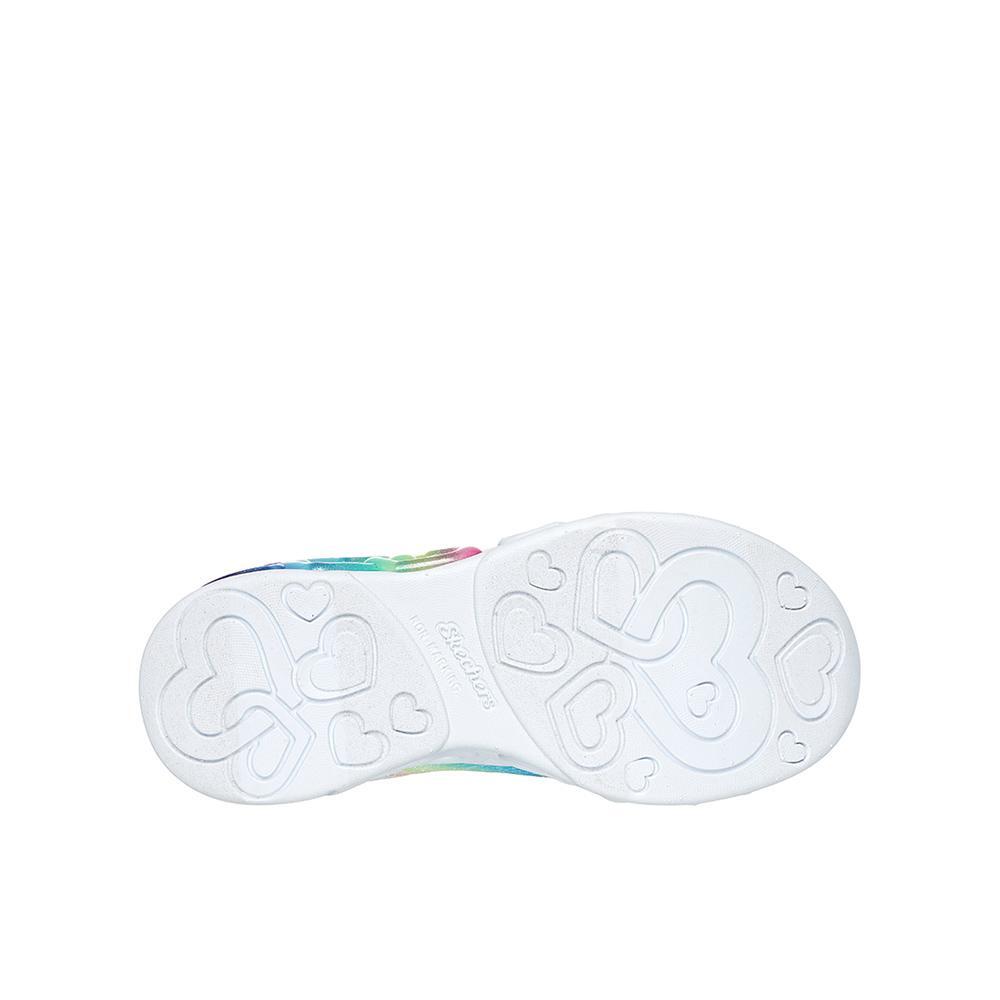 Sapatilhas Skechers Menina Infinite Heart Lights Cinza 4/5