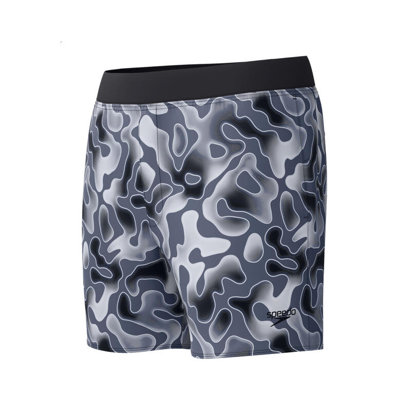 Sort inot bărbați Speedo Print Lookout Volley 16" gri