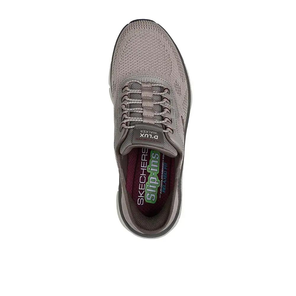 Sapatilhas Skechers Homem D'Lux Walker 2.0 - Rezinate Taupe 3/4