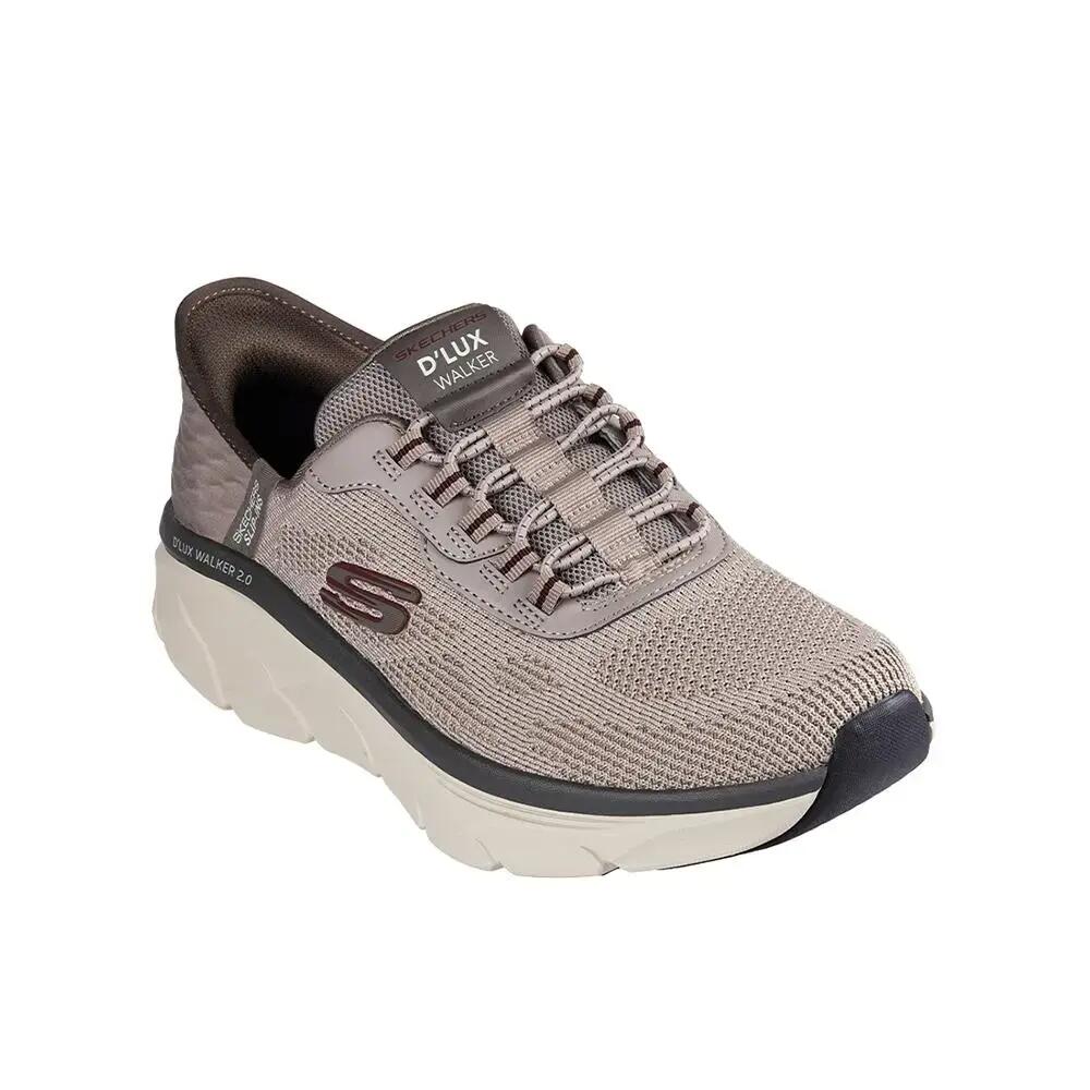Sapatilhas Skechers Homem D'Lux Walker 2.0 - Rezinate Taupe 2/4
