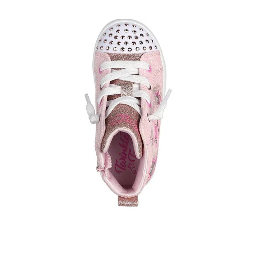 Zapatillas Skechers Niño Twi-Lites 2.0 Star Gloss Rosa 3/4