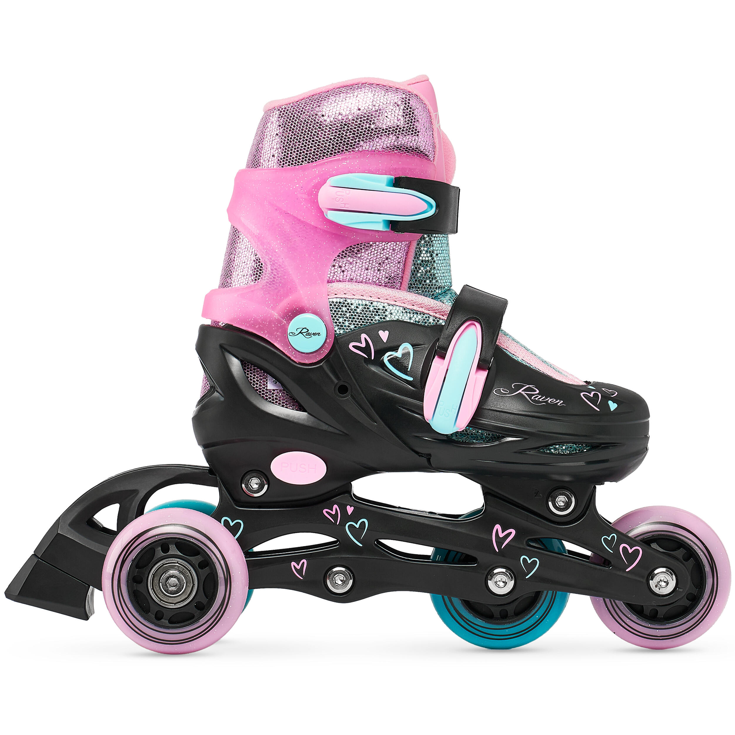 Patines Ajustables 4en1 Ruedas Luminosas Loret 6/7
