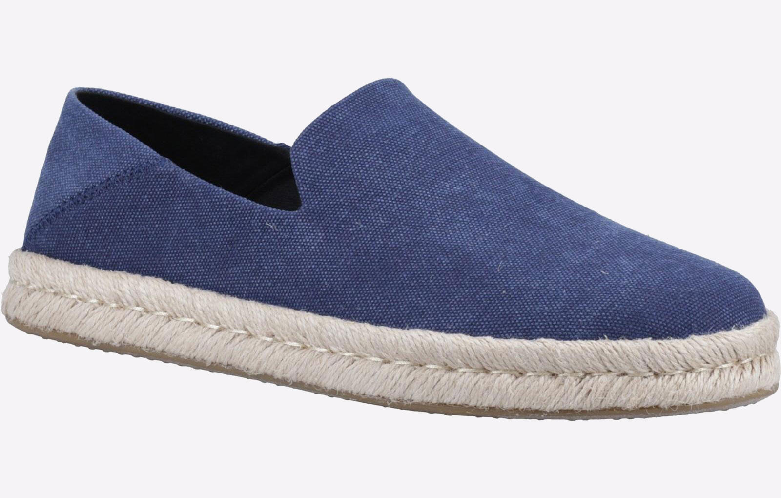 Men's Casual Espadrille Slip-On Shoes - Santiago - Navy Blue 2/4