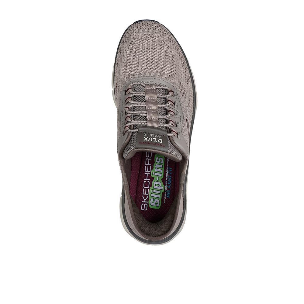 Zapatillas Skechers Hombre D'Lux Walker 2.0 - Rezinate Topo 3/4