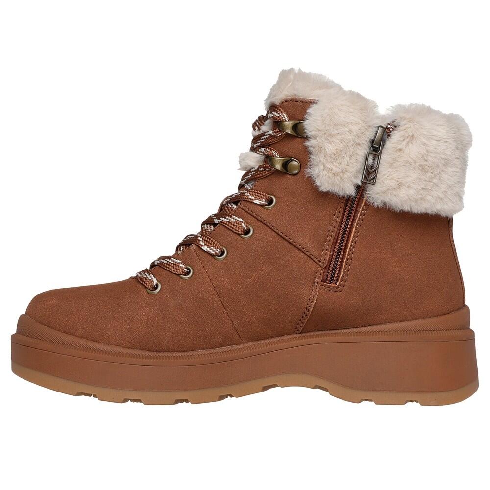 Comodo Y Calido Botin Waterproof Mujer Skechers Park City Cuero 5/7