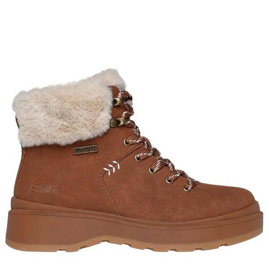 Comodo Y Calido Botin Waterproof Mujer Skechers Park City Cuero