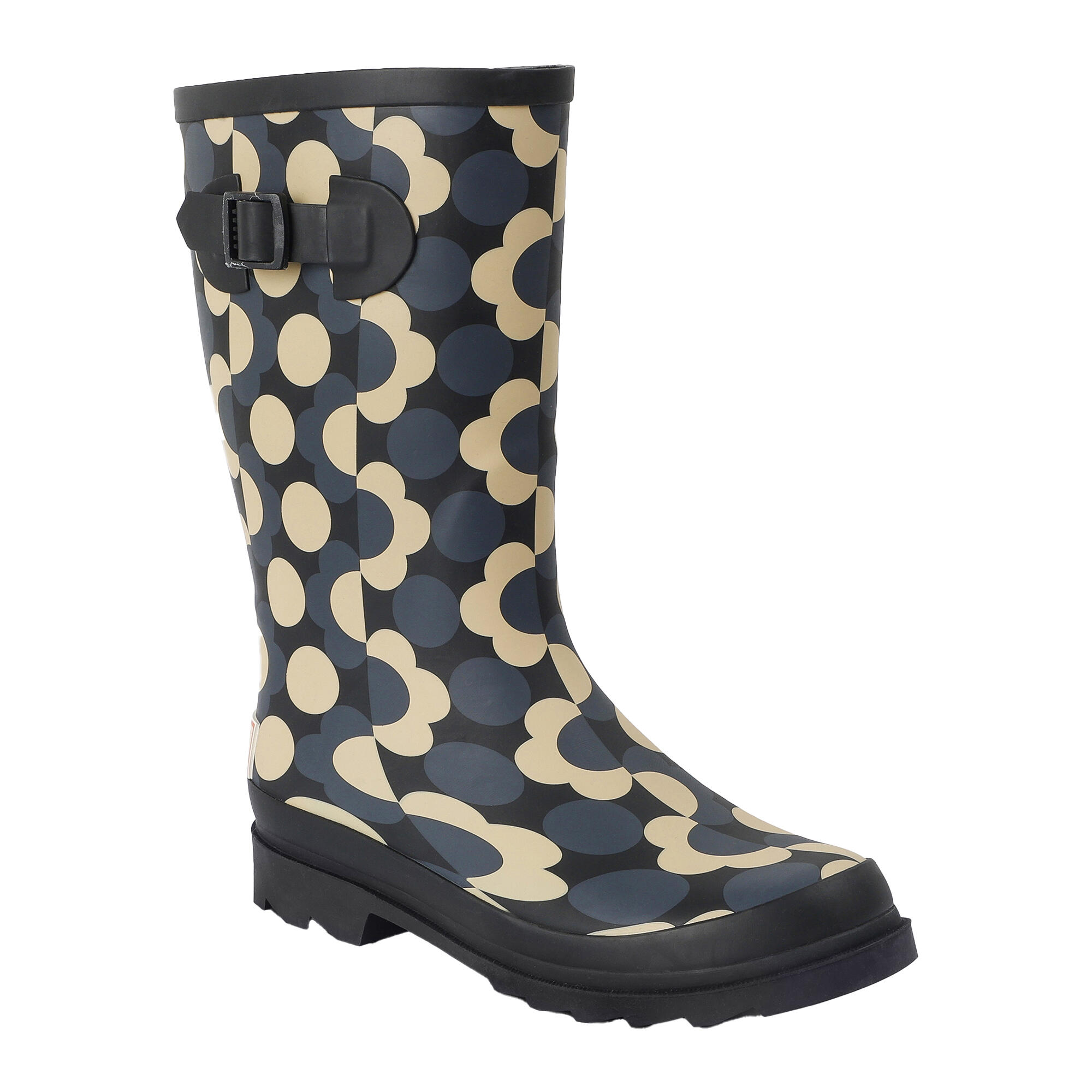 Regatta - Bottes De Pluie Orla Kiely Femme (noir / Blanc) - Bottes De Voile - Blanc|multicolore|noir - Decathlon