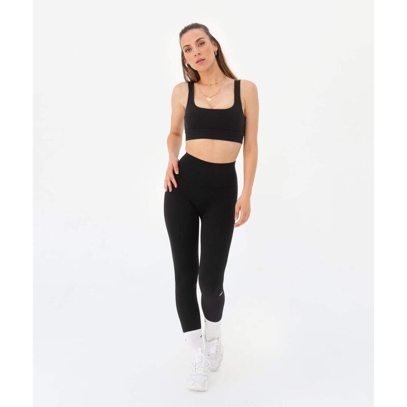 Mallas Leggings De Talle Alto Soft Touch - Negro