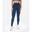 Mallas Leggings efecto vientre plano Seamless Super Strong - Azul